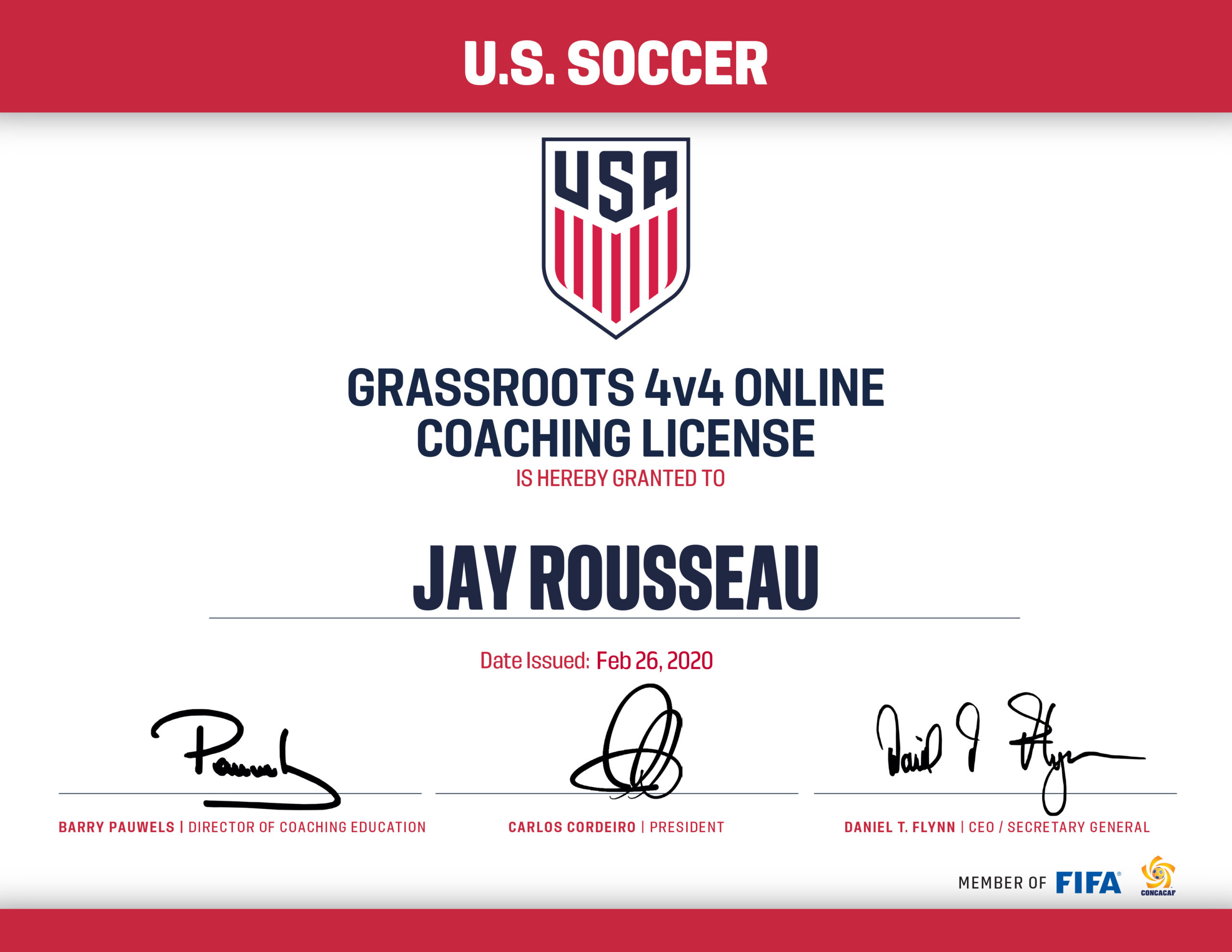 Grassroots 4v4 Coaching License
